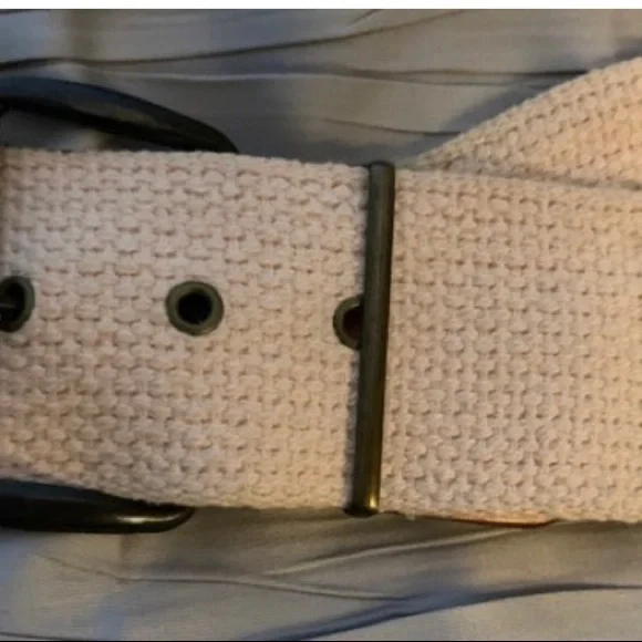 Peach Webbed Belt - Picture 7 of 7